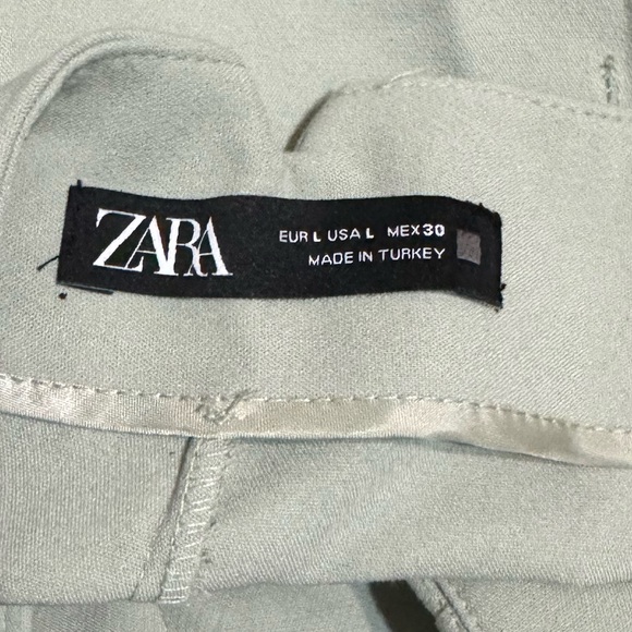 Zara Mint High Waisted Pants (L) - Picture 4 of 4